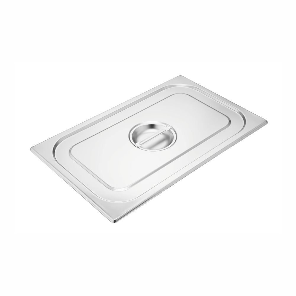 1-1 Size Stainless Steel Gastronorm Pan Standard Cover(M2 Series), 530x325mm, thickness 0.7mm-M21ACB