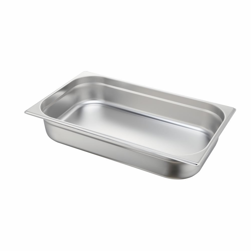 1-1 Size Stainless Steel Gastronorm Pan(C2 Series), anti-jamming, 530x325x100mm, thickness 0.6mm, 13.5.L14.3u.s.qt-C21100