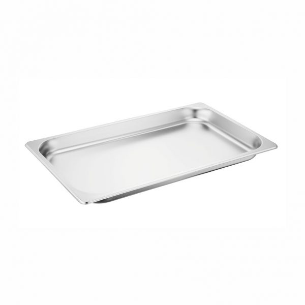 1-1 Size Stainless Steel Gastronorm Pan(M2 Series), 530x325x40mm, thickness 0.6mm, 4.5L4.8u.s.qt-M21040AB