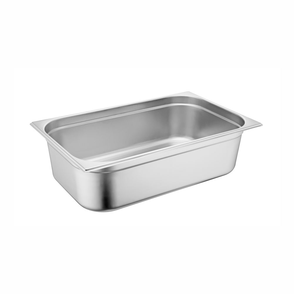 1-1 Size Stainless Steel Gastronorm Pan(M2 Series), anti-jamming, 530x325x150mm, thickness 0.6mm, 20.5L21.7u.s.qt-M21150QB