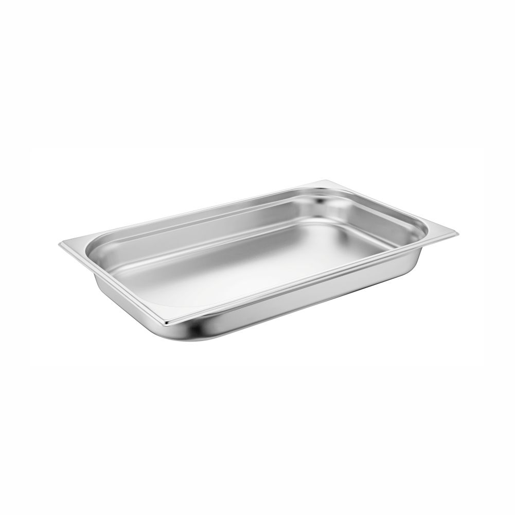 1-1 Size Stainless Steel Gastronorm Pan(M2 Series), anti-jamming, 530x325x65mm, thickness 0.6mm, 8.5L9.0u.s.qt-M21065QB