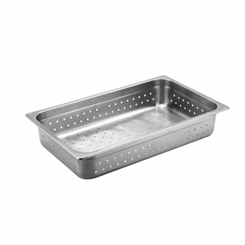 1/1 Size Stainless Steel Gastronorm Perforated Pan, antijamming
