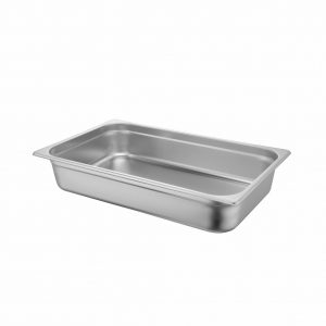 1-1 Size US Style Stainless Steel Gastronorm Pan, anti-jamming, 530x325x100mm, 13.5L14.3u.s.qt-C21100A