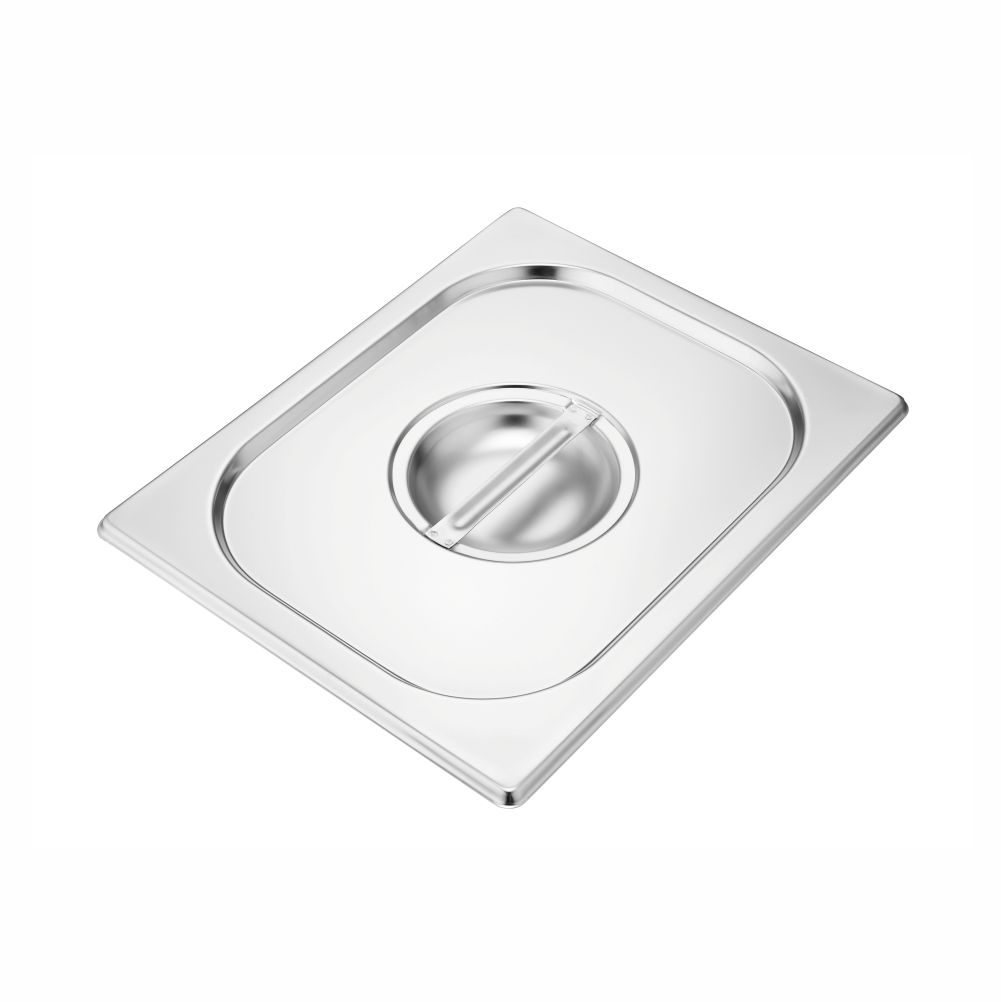 1-2 Size Stainless Steel Gastronorm Pan Standard Cover(M2 Series), 325x265mm, thickness 0.7mm-M22ACB