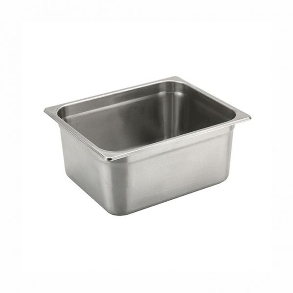 1-2 Size Stainless Steel Gastronorm Pan, anti-jamming, 325x265x150mm, thickness 0.7mm, 10.0L10.6u.s.qt-23219Q