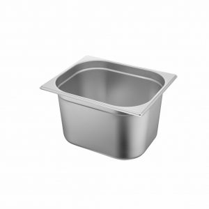 1-2 Size Stainless Steel Gastronorm Pan(C2 Series), 325x265x200mm, thickness 0.7mm, 14L14.8u.s.qt-C22200
