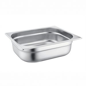 1-2 Size Stainless Steel Gastronorm Pan(C2 Series), anti-jamming, 325x265x100mm, thickness 0.6mm, 7.0L7.4u.s.qt-C22100