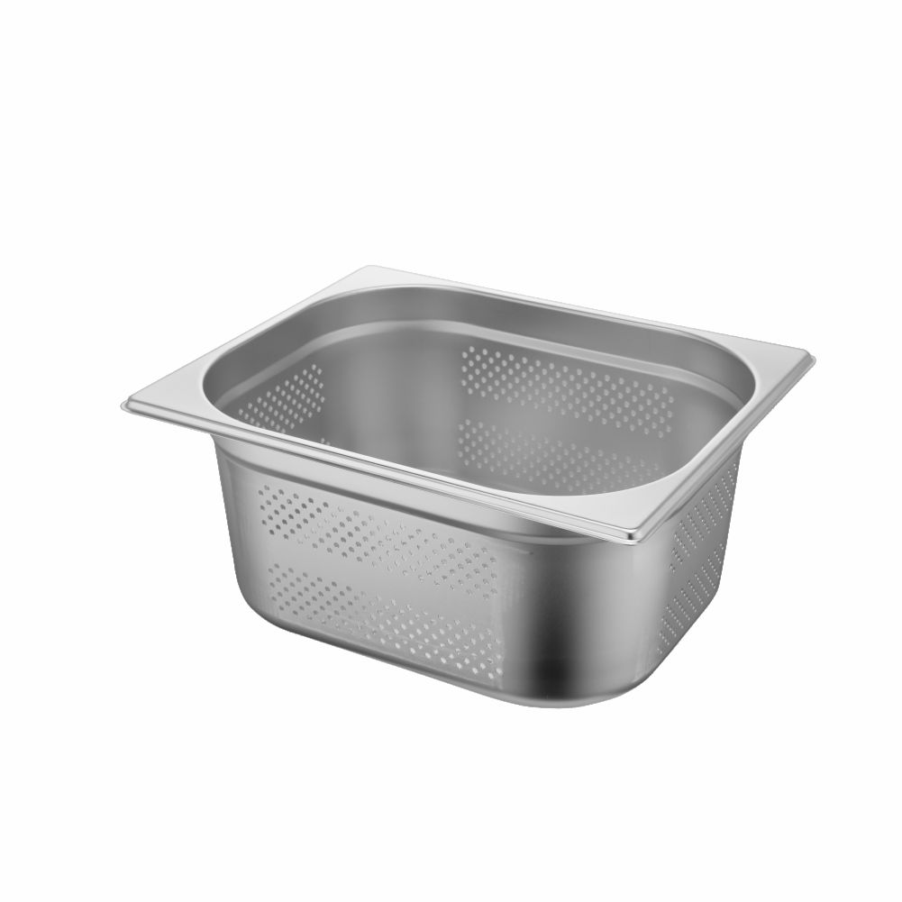 1-2 Size Stainless Steel Gastronorm Pan(C2 Series), anti-jamming, 325x265x150mm, thickness 0.6mm, 10.0L10.6u.s.qt-C22150
