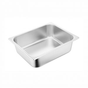 1-2 Size Stainless Steel Gastronorm Pan(M2 Series), 325x265x100mm, thickness 0.6mm, 7.0L7.4u.s.qt-M22100AB