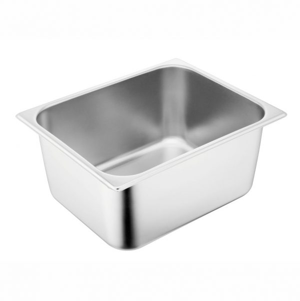 1-2 Size Stainless Steel Gastronorm Pan(M2 Series), 325x265x150mm, thickness 0.6mm, 10.0L10.6u.s.qt-M22150AB