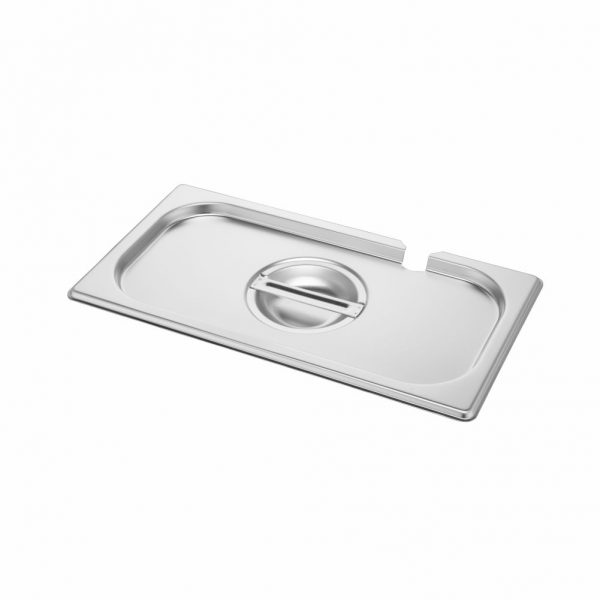 1-3 Size Stainless Steel Gastronorm Pan Notched Cover(C2 Series), 325x176mm, thickness 0.7mm-C23CN