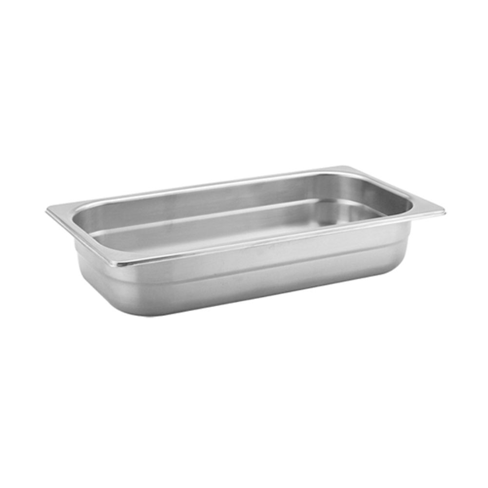 1/3 Size Stainless Steel Gastronorm Pan, anti-jamming, 325x176x65mm, thickness: 0.6mm, 2.5L/2.6u.s.qt