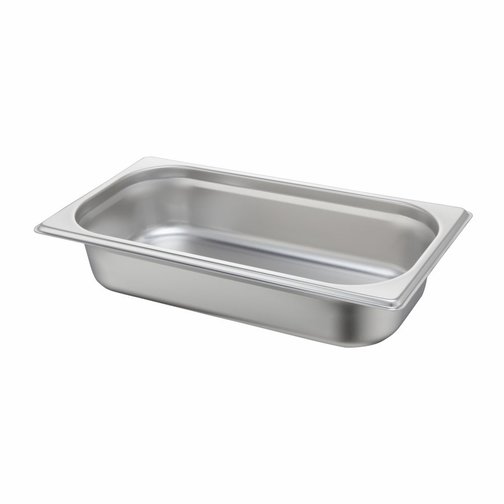 1/3 Size Stainless Steel Gastronorm Pan(C2 Series), anti-jamming, 325x176x65mm, thickness: 0.6mm, 2.5L/2.6u.s.qt