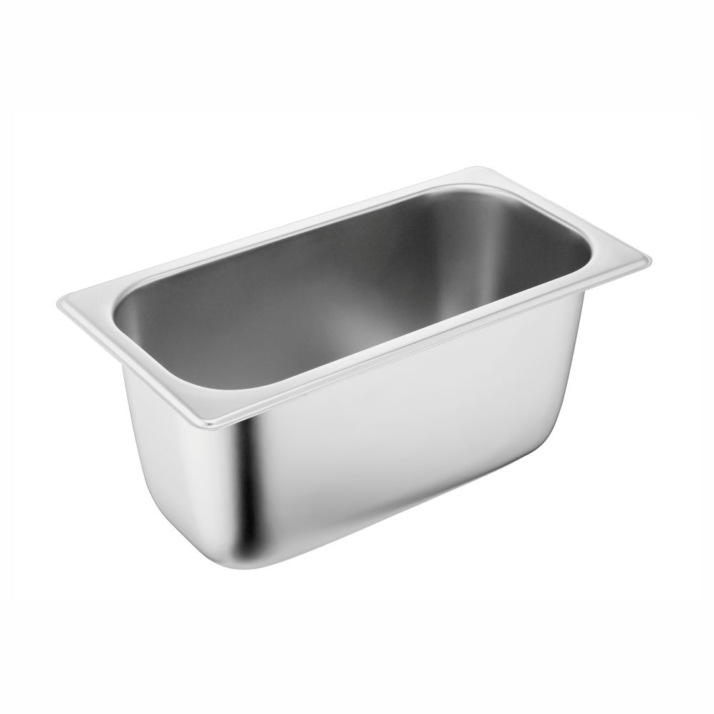 1/3 Size Stainless Steel Gastronorm Pan(M2 Series), 325x176x150mm, thickness: 0.6mm, 6.0L/6.3u.s.qt