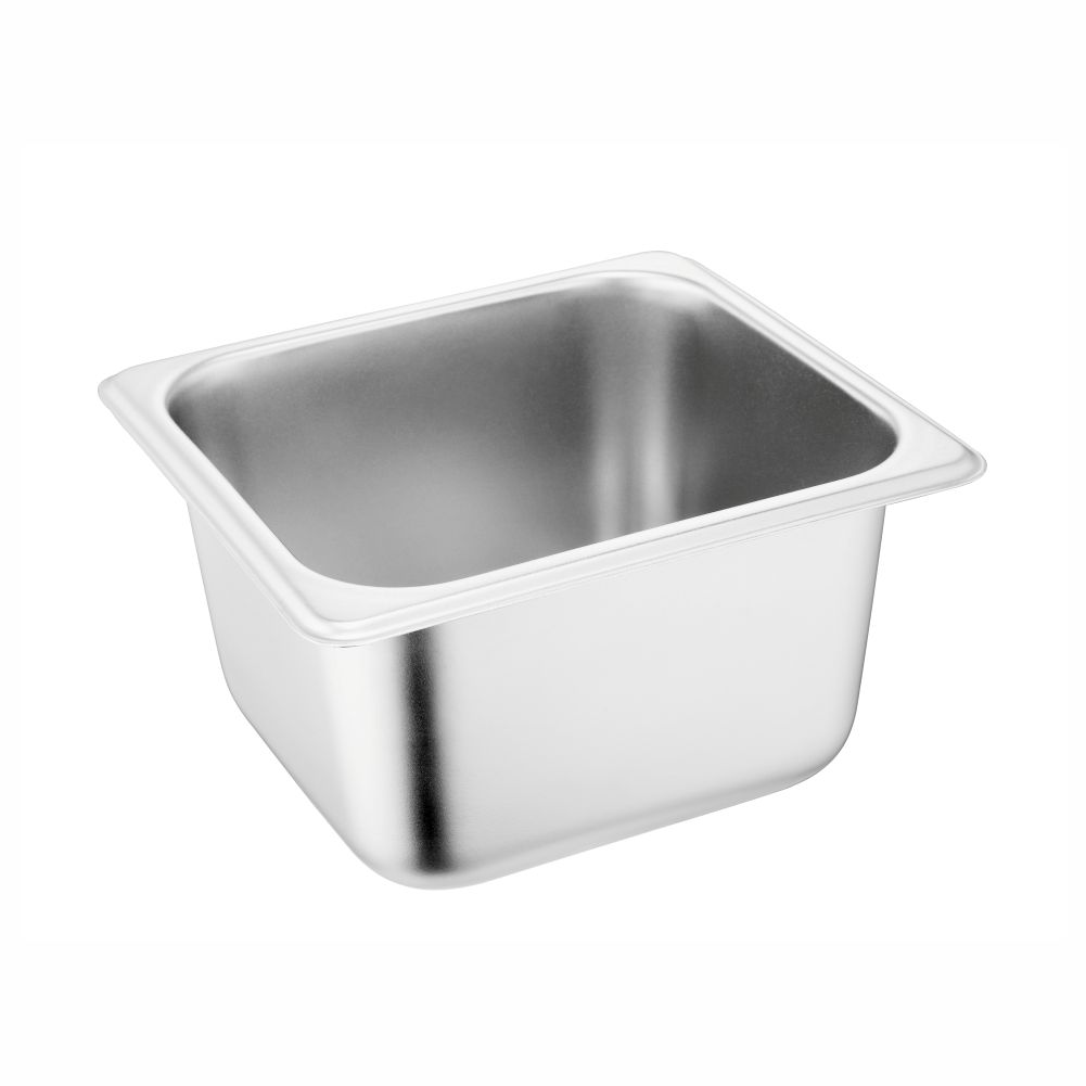 1-6 Size Stainless Steel Gastronorm Pan(M2 Series), 176x162x100mm, thickness 0.6mm, 1.7L1.8u.s.qt-M26100AB