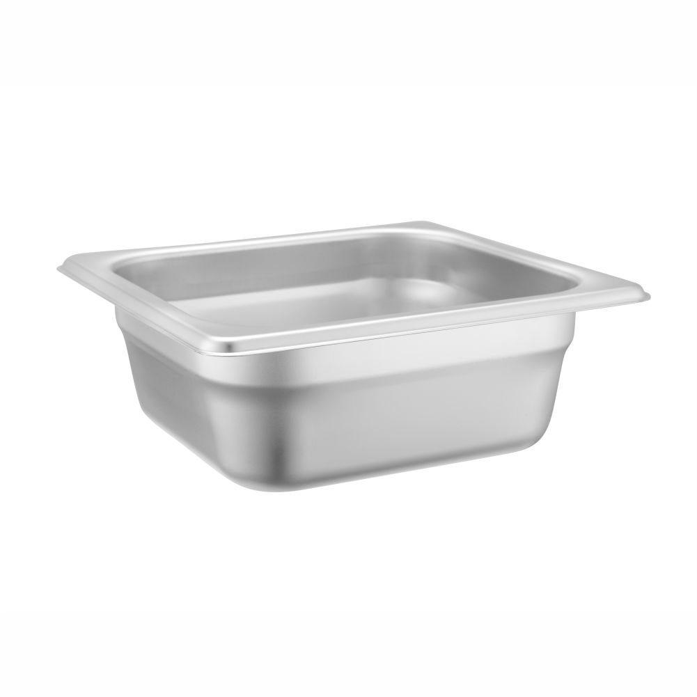 1-6 Size US Style Stainless Steel Gastronorm Pan, anti-jamming, 176x162x65mm, 1.0L1.1u.s.qt-C26065A