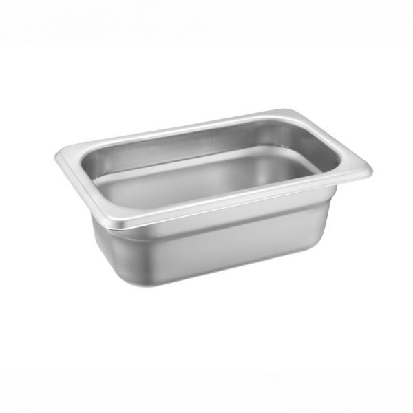 1-9 Size New US Style Stainless Steel Gastronorm Pan, anti-jamming, 176x108x65mm, thickness 0.6L0.6u.s.qt-C29065A