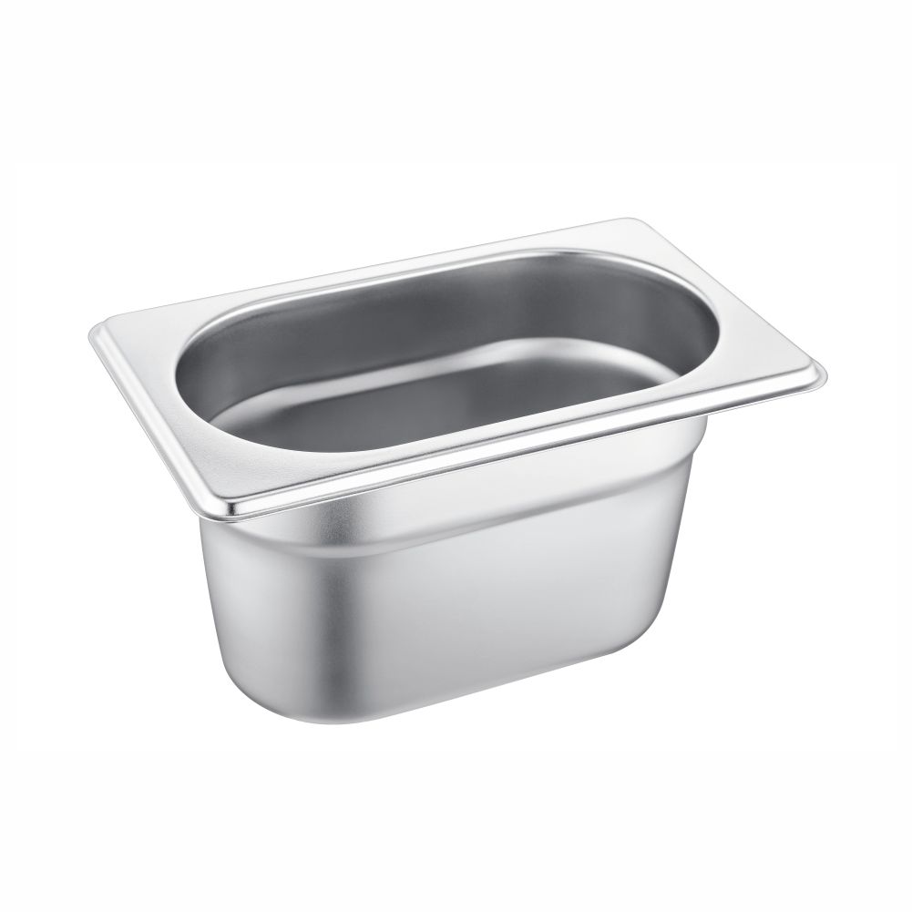 1-9 Size Stainless Steel Gastronorm Pan(C2 Series), anti-jamming, 176x108x100mm, thickness 0.6mm, 1.0L1.1u.s.qt-C29100