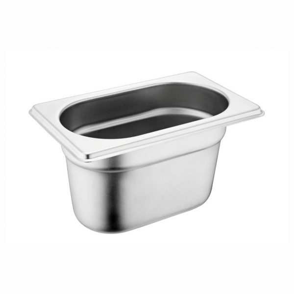 1-9 Size Stainless Steel Gastronorm Pan(M2 Series), anti-jamming, 176x108x100mm, thickness 0.6mm, 1.0L1.1u.s.qt-M29100QB