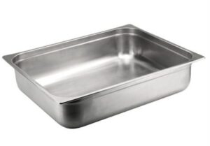 2-1 size Stainless Steel Gastronorm Pan, 652x532x150mm, thickness 0.8mm, 42L44.4u.s.qt-22119Q