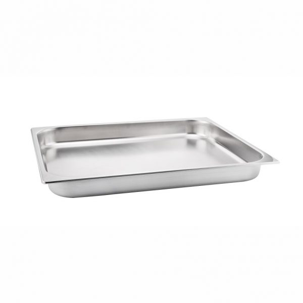 2-1 size Stainless Steel Gastronorm Pan, 652x532x65mm, thickness 0.8mm, 19L20u.s.qt-22117A