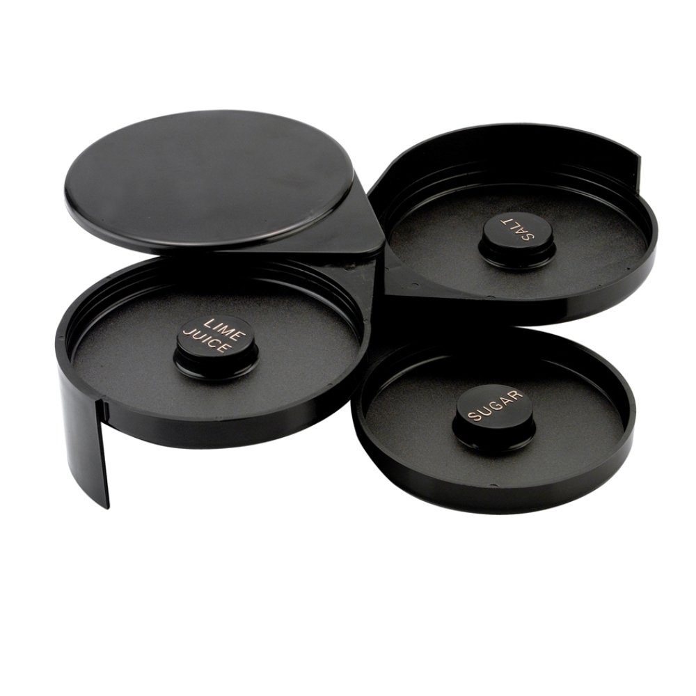 3-Tier Glass Rimmer with a Black Sponge-MSSR-2