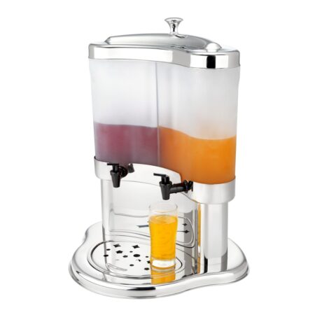 5.0L x 2 Stainless Steel Milk Juice Dispenser with Matt Finish Container (Half Moon Bay Series)-X23889