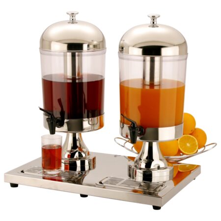8.0L x 2 Stainless Steel Juice Dispenser-X23688PX2