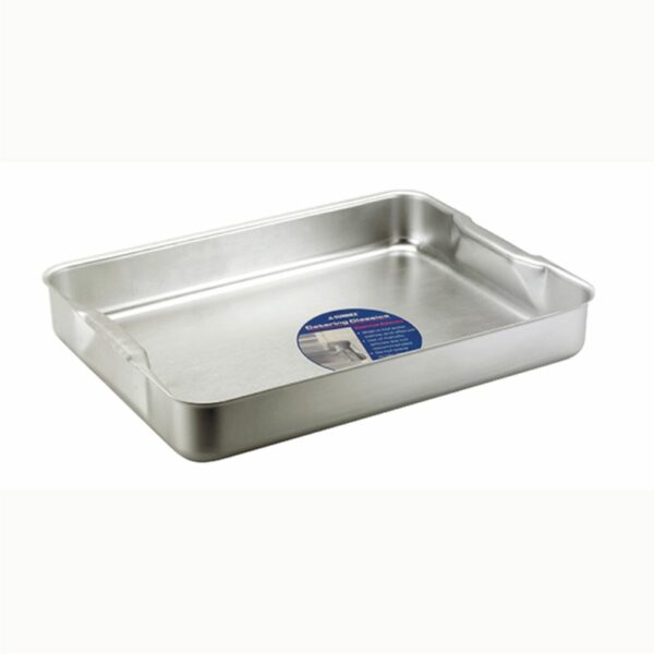 Aluminium Baking Tray Heavy Duty Deep Oven Roasting Dish 470x 355x 105mm  deep