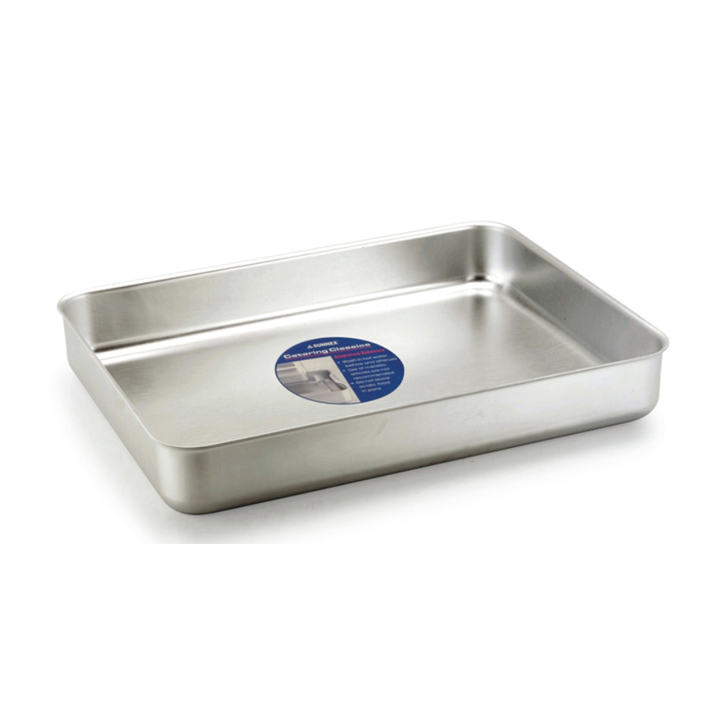 Aluminium Roasting Dish with Integrated Handles 419x305x70mm-ABRD1612L