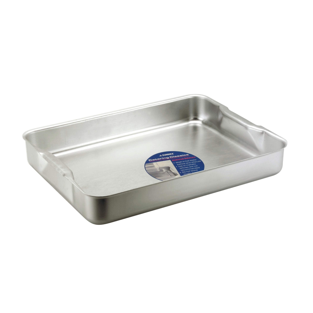 Aluminium Roasting Dish with Integrated Handles 470x356x70mm-ABRD1814L