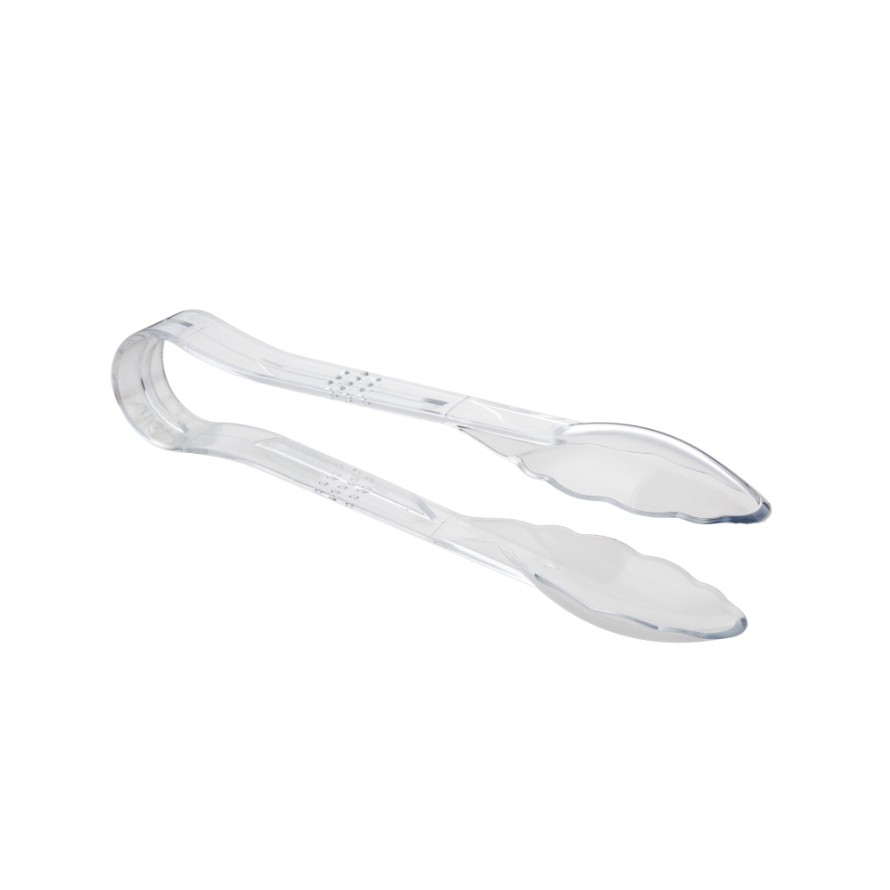 Clear Polycarbonate Tongs 23cm