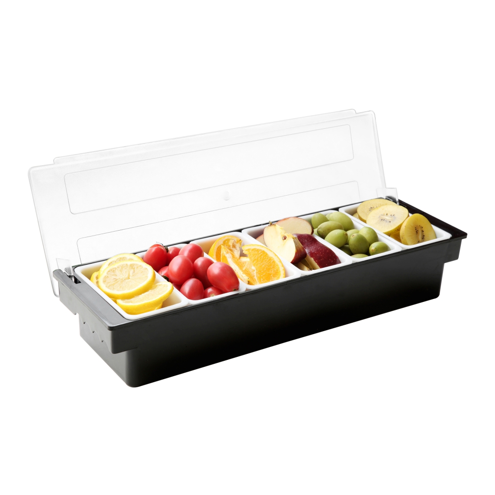 Condiment Dispenser with 6 Compartment Holder Sunnex Products Ltd.