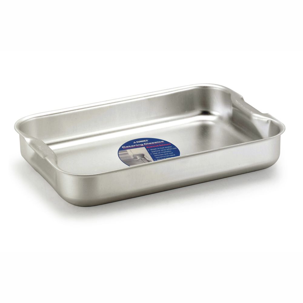 Deep Aluminium Roasting Dish with Integrated Handles 521x419x102mm-ABRP2016L