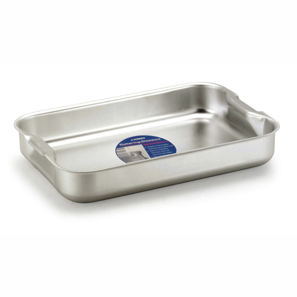 Deep Aluminium Roasting Dish with Integrated Handles 610x457x102mm-ABRP2418L