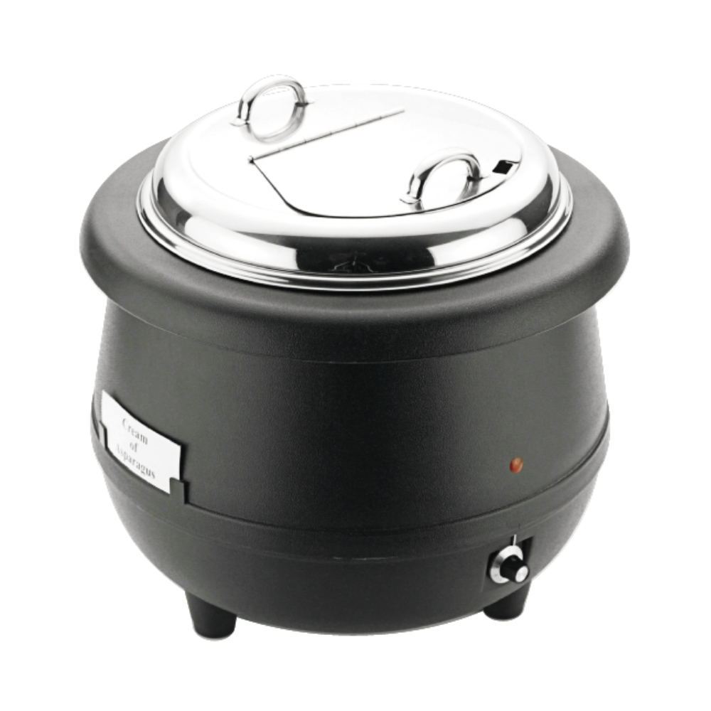 Electric Soup Warmer Stainless Steel Cover & Water Jacket With Ladle -  Sunnex Products Ltd.