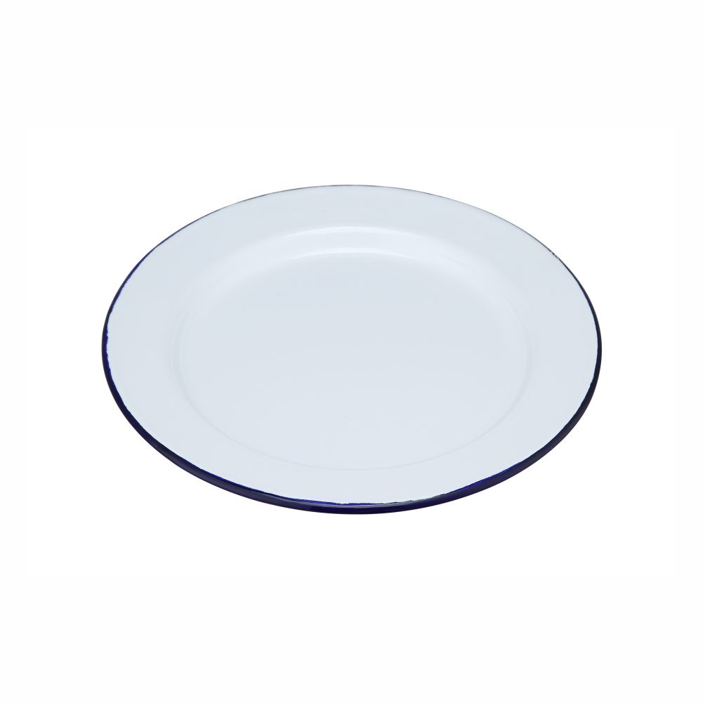 Enamel Coating Dinner Plate dia.20x1.5(h)cm