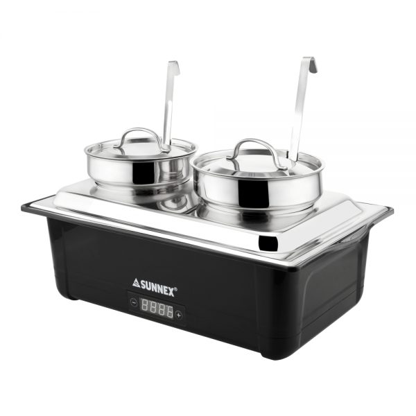 Full Size Electric Chafer with 2 x 4.0L Bain Maries (Livigno Series)-X86887