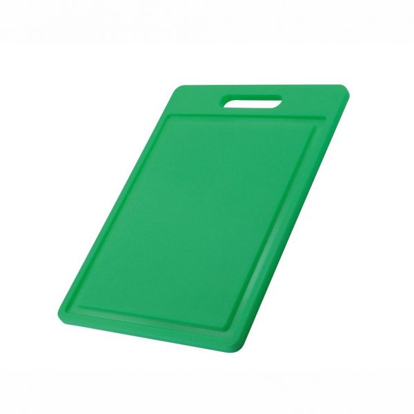 Polypropylene Chopping Board With Handle And Groove(6212C series),  35x25x1.2cm / 14x10x0.5inch, Green - Sunnex Products Ltd.