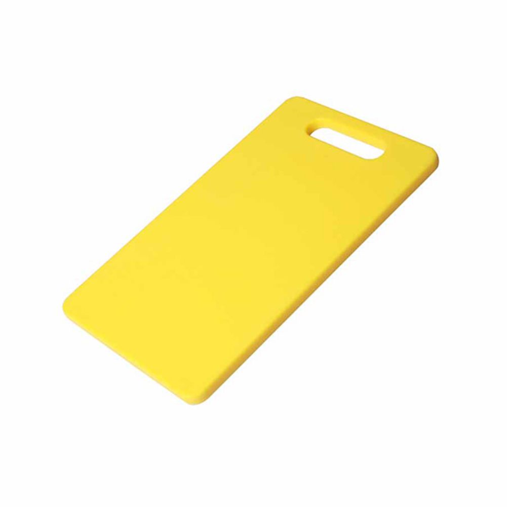 Polypropylene Chopping Board With Handle(6211C series), 25x15x0.9cm / 10x6x0.4inch, Yellow