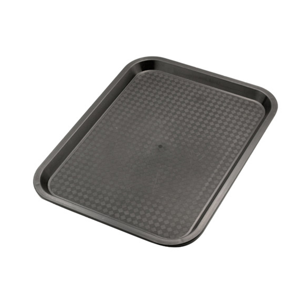 Polypropylene Fast Food Tray 350x270mm/13.5x10.5inch (Black) Sunnex Products Ltd.