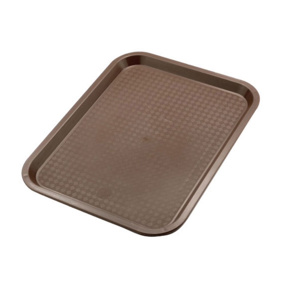 Polypropylene Fast Food Tray 415x310mm/16x12inch (Brown)