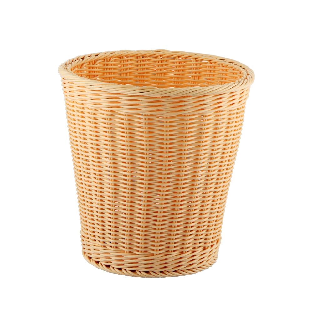 Polypropylene Rattan Basket dia.26x26cm 7ltr Beige (C04 Range)