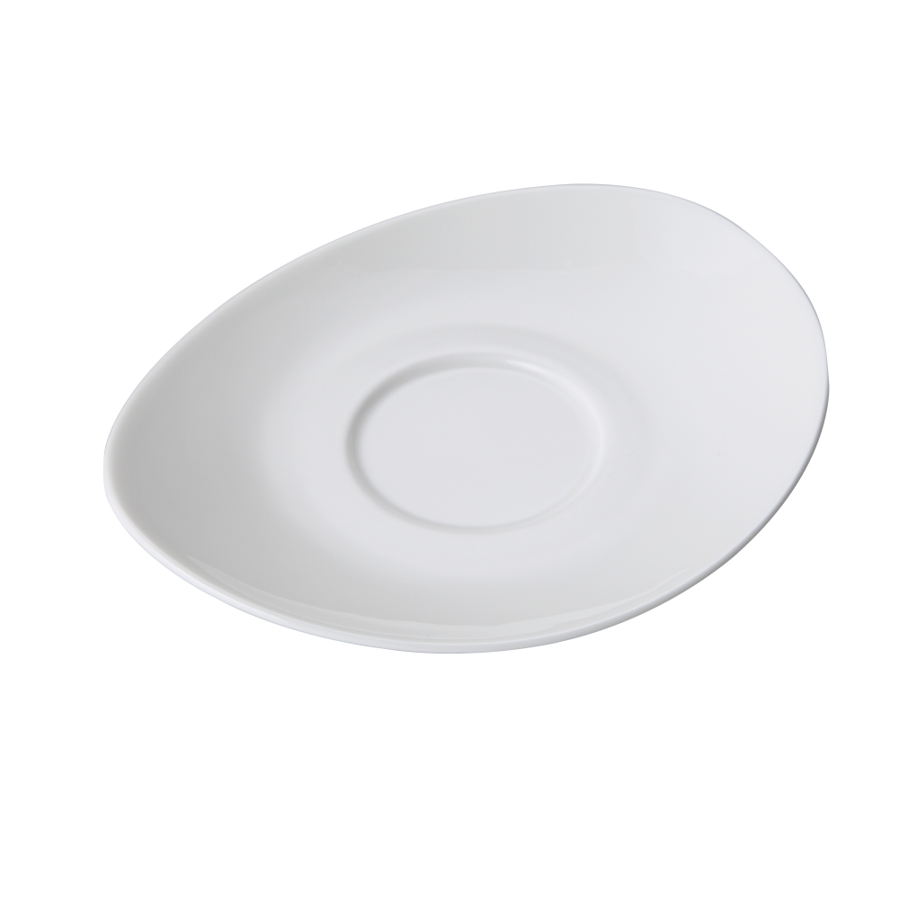 Porcelain Coffee Cup Saucer, 18.5cm 7.0inch (Surfine Series)-C88522