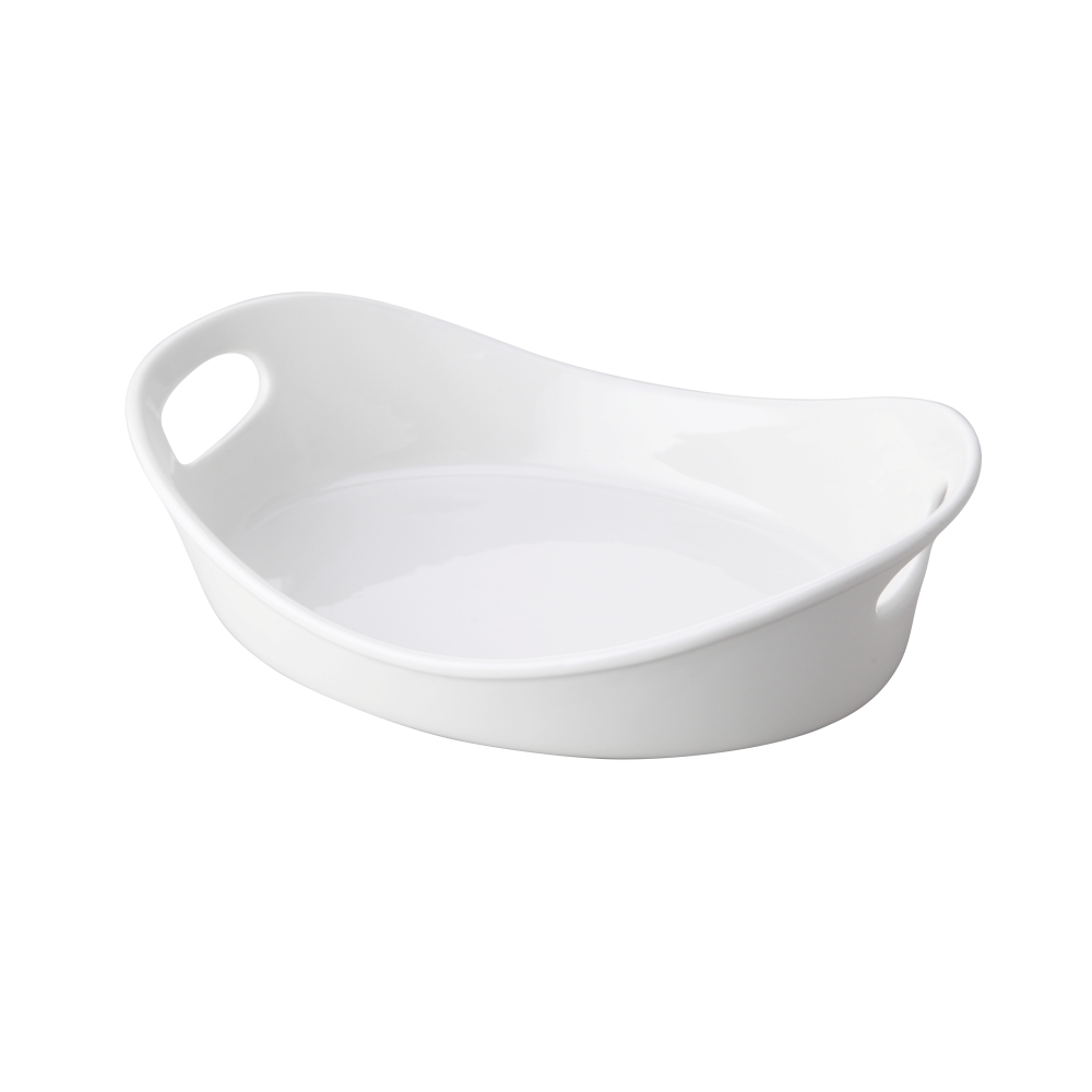 Porcelain Oval Dish with Handle 27cm/10.5inch