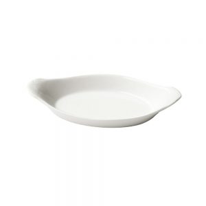 Porcelain Oval Eared Dish 22.5cm/9inch