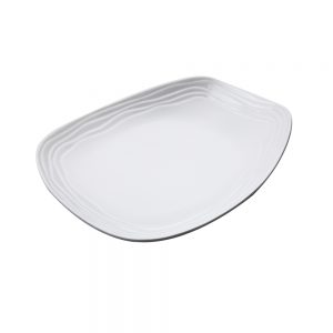 Porcelain Plate, 26.5cm/10.5inch (Well-Wave Series)