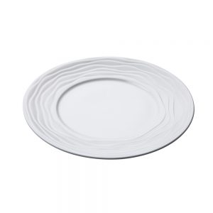 Porcelain Plate, 26.5cm/10.5inch (Well-Wave Series)