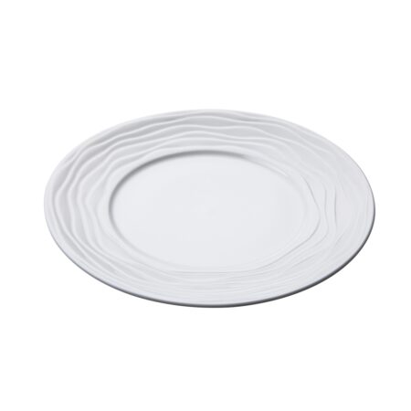 Porcelain Plate, 26.5cm/10.5inch (Well-Wave Series)