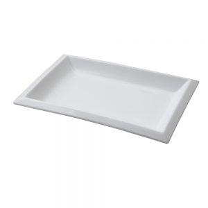 Porcelain Platter, 25.5 x 18.5cm (Smart-Edge Series)